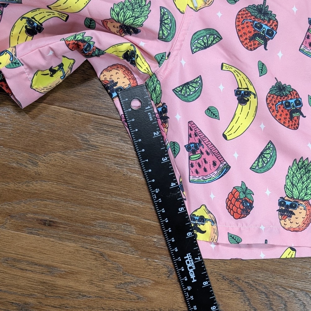 Boardies Medium Mens Swim Trunks Shorts Fruit Cocktail Tropical Pink 32/36 - Picture 3 of 7